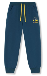 Sportovní chlapecké tepláky Wolf T2577B vel. 104,122,134 petrolejové