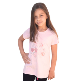 Dívčí tričko Loap Besla vel. 110/116-158/164 růžové