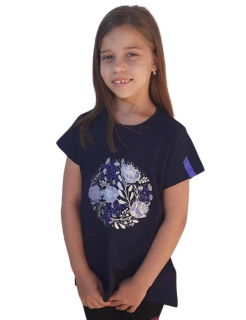 Dívčí tričko Loap Besla vel. 110/116-158/164 tmavě modré