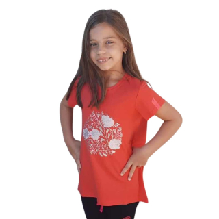 Dívčí tričko Loap Besla vel. 110/116-158/164 červené