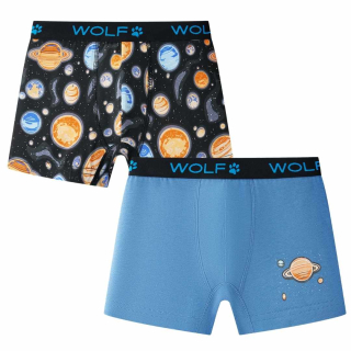 Chlapecké trenkoslipy/boxerky Wolf L2581 vel. 98/104-122/128 dvojbalení