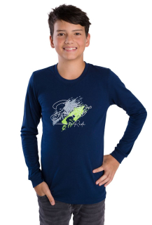 Chlapecké triko Betty mode Just vel. 134-170 tmavě modré