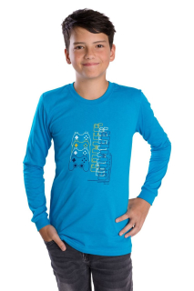 Chlapecké triko Betty mode GAMER vel. 134-176 tyrkysové