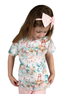 Dívčí tričko Esito vel. 98-122 kouzelný svět jednorožců