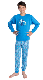 Chlapecké pyžamo Betty Mode vel. 146  RIDE modré