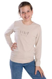 Dívčí triko Betty mode vel. 146-170 WILD latte