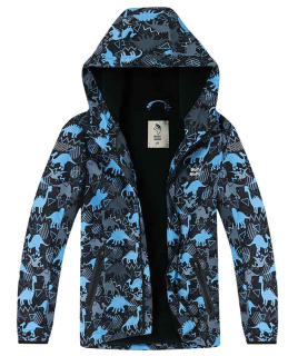 Chlapecká podzimní/jarní bunda Wolf & Wolfie B2561 vel. 104-134 černá DINO