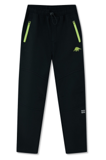 Chlapecké softshellové kalhoty Wolf & Wolfie s fleecem  B2595B vel. 104,116,128 černé