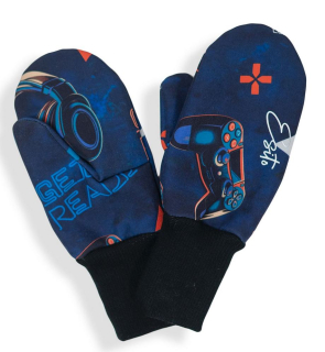 Chlapecké palcové softshellové rukavice Esito s fleecem (více velikostí) Play and go