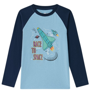 Chlapecké triko Wolf & Wolfie S2531A vel. 104-134 modré