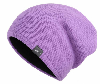 Pletená čepice Unuo lila (více velikostí)