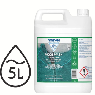 Prací prostředek Nikwax Wool Wash pro merino vlnu 5 litrů
