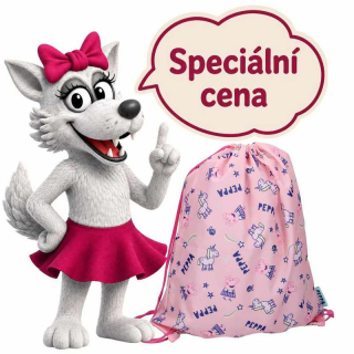 Pytlík na bačkory Peppa Pig - sportovní vak