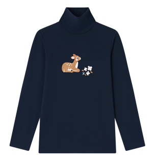 Dívčí rolák Wolf & Wolfie S2546 vel. 116-146 tmavě modrý