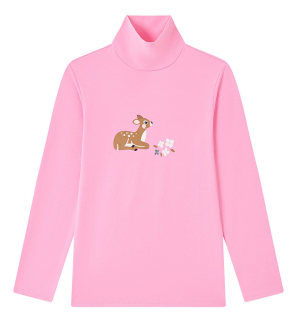 Dívčí rolák Wolf & Wolfie S2546 vel. 116-146 růžový