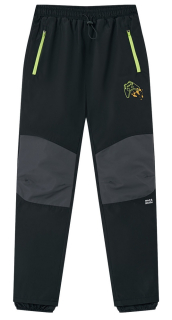 Chlapecké zimní kalhoty Wolf & Wolfie s fleecem  B2573 vel. 134 černé game