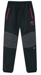 Dívčí zimní kalhoty Wolf & Wolfie s fleecem B2577 vel. 128 černé