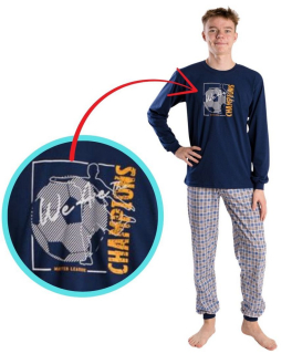Chlapecké pyžamo Betty Mode Champions vel. 134-170 tmavě modré