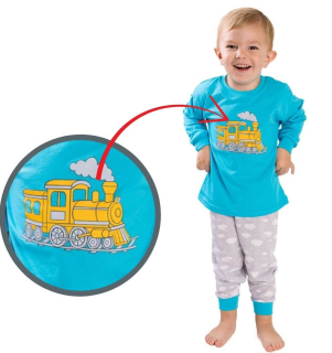 Chlapecké pyžamo Betty Mode vel. 92,98,104,116 mašinka