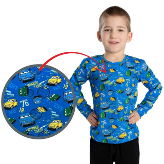 Chlapecké triko Betty mode vel. 92-128 auta modré