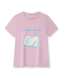 Dívčí tričko Wolf & Wolfie S2611B vel. 116-146 lila