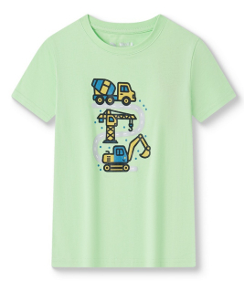 Chlapecké tričko Wolf & Wolfie S2601 vel. 98-128 zelenkavé