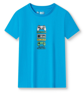 Chlapecké tričko Wolf & Wolfie S2602 vel. 116-146 modré