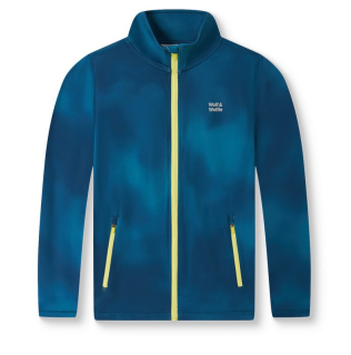 Funkční chlapecká mikina Wolf & Wolfie M2640 vel. 110-140 petrolejová