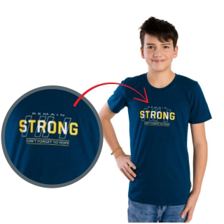 Chlapecké tričko Betty mode STRONG vel. 146-176 tmavě modré