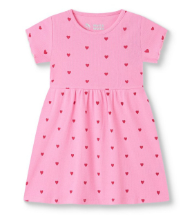 Dívčí šaty Wolf & Wolfie S2614B vel. 104-134 růžové