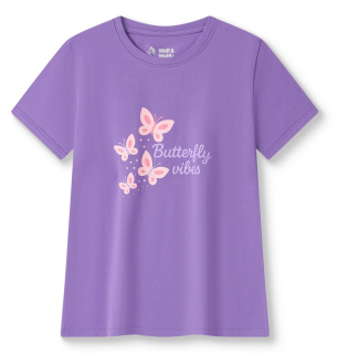 Dívčí tričko Wolf & Wolfie S2611A vel. 116-146 fialové