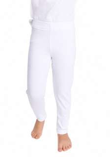 Dívčí legíny Betty mode vel. 110-152 bílé