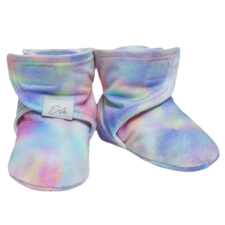 Bavlněné capáčky barefoot bavlněné duhové (2-18 měsíců / více velikostí)