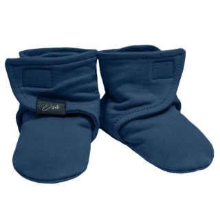 Bavlněné capáčky barefoot bavlněné tmavě modré (2-18 měsíců / více velikostí)