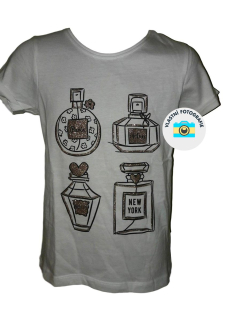 Dívčí tričko Primark vel. 128,134,146 bílé 