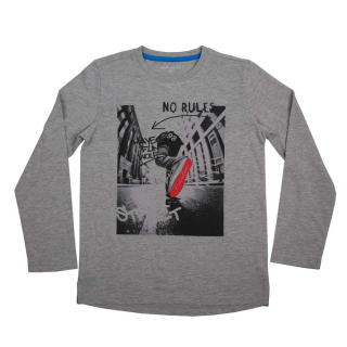 Chlapecké triko Wolf S2033B vel. 146 šedé