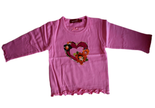 Dívčí triko Wolf S2822B vel. 68/74 růžové