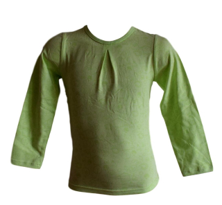 Dívčí triko Wolf S2931 vel. 98-116 hráškové s potiskem