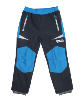 Chlapecké softshellové kalhoty Wolf s fleecem B2093 vel. 86,92 šedé