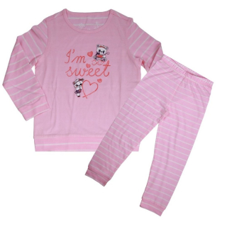 Dívčí pyžamo Wolf S2052B vel. 110-134 růžové