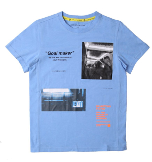 Chlapecké tričko Wolf S2103B vel. 134-152 světle modré