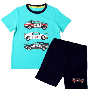 Chlapecké letní pyžamo Wolf  S2166 vel. 98,104 tyrkysové