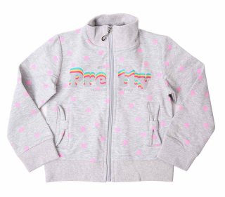 Dívčí mikina Wolf M2152 vel. 98-128 šedá