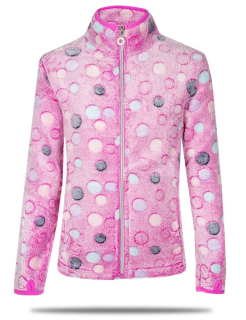 Dívčí huňatá mikina Wolf B2142 vel. 164 růžová