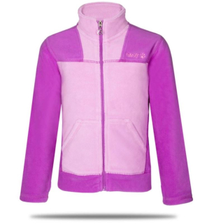 Dívčí fleecová mikina Wolf B2144 vel. 98-110 fialová