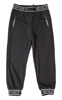 Sportovní chlapecké tepláky Wolf T2177D vel. 98-116 černé