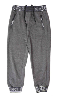Sportovní chlapecké tepláky Wolf T2177D vel. 98-128 šedé
