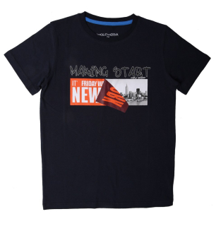 Chlapecké tričko Wolf S2203A vel. 134-158 tmavě modré