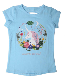 Dívčí tričko Wolf S2210B vel. 98-110 světle modré