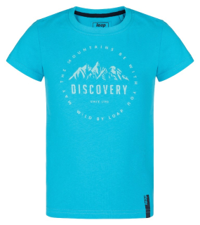 Chlapecké tričko Loap Boofil vel. 116,128 světle modré